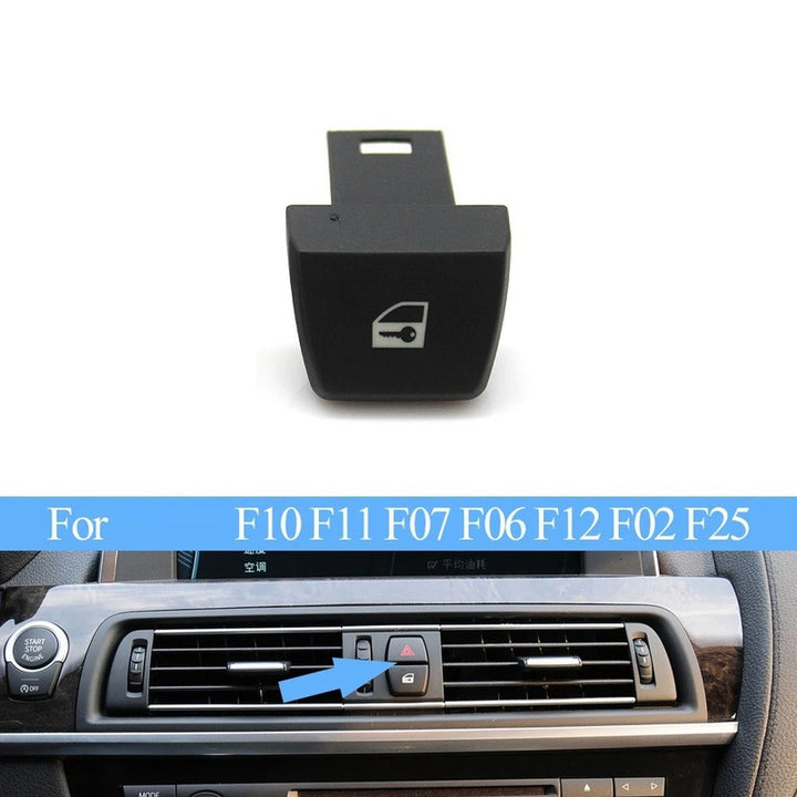 Car Craft Compatible With Bmw 5 Series F10 F07 Gt 2011-2017 6 Series F06 F12 2011-2019 7 Series F01 F02 2009-2015 X3 F25 2011-2013 Door Lock Unlock Button Switch Cover 61319161896-c2