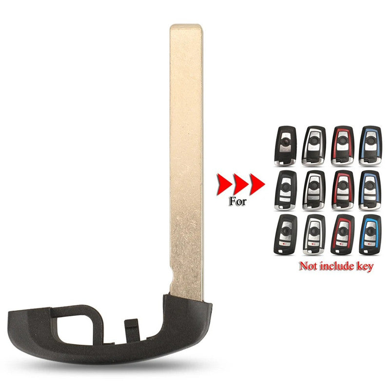 Car Craft Compatible With Bmw 1 2 3 4 5 6 7 X1 X3 X4 X5 X6 X7 Z4 Series Key Cover Case Physical Key Blade Black Bm-ks-32