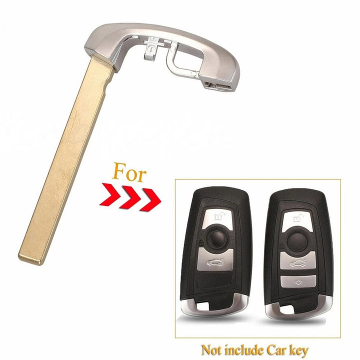 Car Craft Compatible With Bmw 1 2 3 4 5 6 7 X1 X3 X4 X5 X6 X7 Z4 Series Key Cover Case Physical Key Blade Silver Bm-ks-31