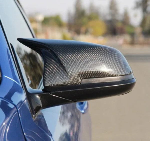 Car Craft Compatible With Bmw 5 Series F10 Lci 2013-2017 6 Series F12 F06 2011-2016 7 Series F02 2010-2016 M5 Side Rear View Wing Mirror Cover Real Carbon Fiber - CAR CRAFT INDIA