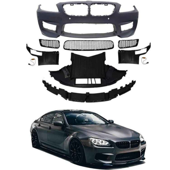 Car Craft Compatible With Bmw 6 Series F06 F12 2011-2018 Front Bumper Upgrade Convert To M Sport M6 Bodykit F12 Front Bumper M6 Gc