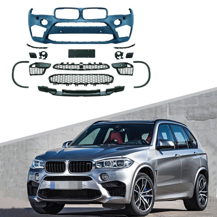 Car Craft Compatible With Bmw X5 F15 2014-2019 Front Bumper Upgrade Convert To M Sport Mp M Performance M Sport X5m Bodykit Wheel Arch F15-004 Gc