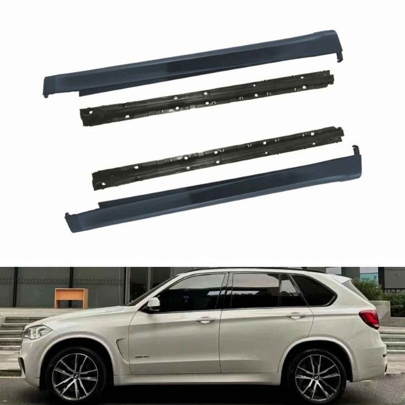 Car Craft Compatible With Bmw X5 F15 2014-2018 Side Skirts Splitter Running Board Side Step M Sport X5m Style F15-006 Gc