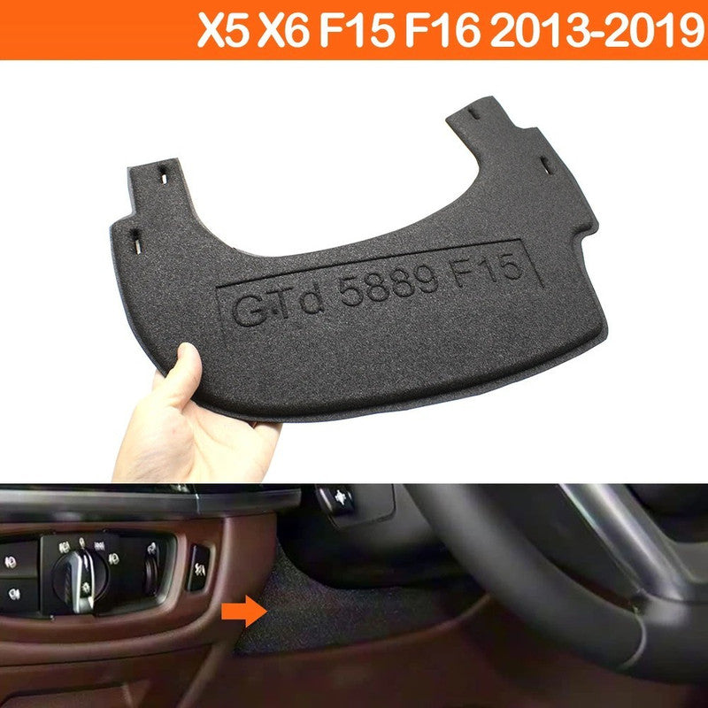 Car Craft Compatible With Bmw X5 X6 F15 F16 2013-2019 Car Front Dashboard Steering Wheel Under Lower Cover Sponge Backplate 51459298955-d - CAR CRAFT INDIA