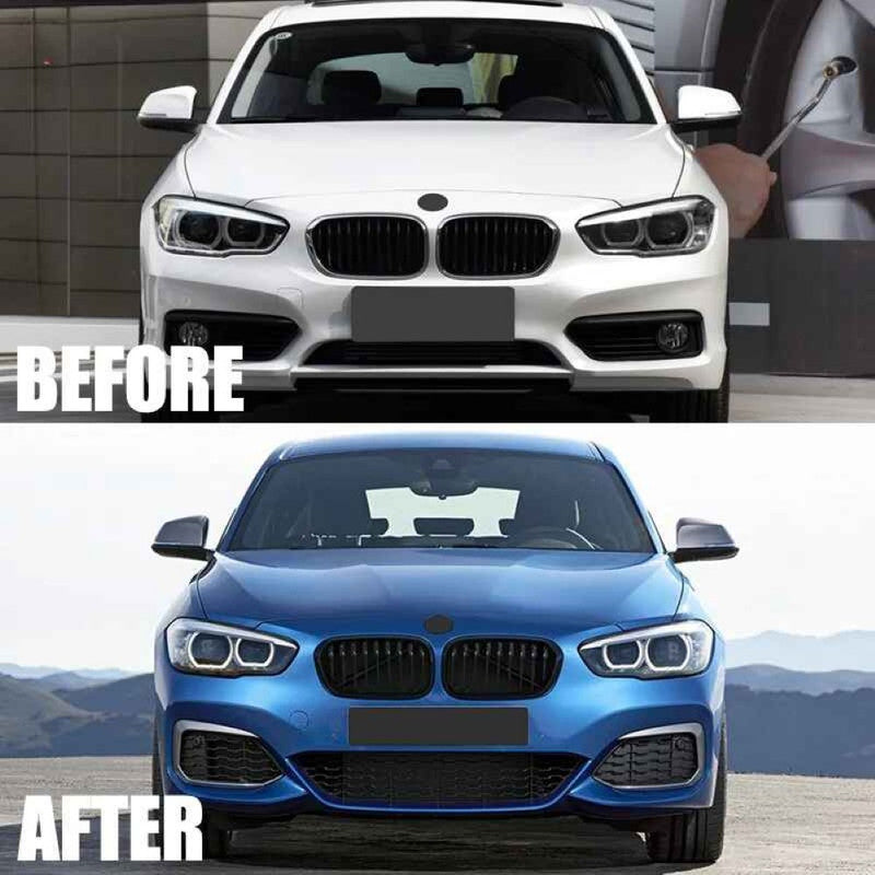 Car Craft Compatible With Bmw 1 Series F20 Lci 2015-2018 Front Bumper Upgrade Convert To M Sport Mt M Tech Bodykit Bumper - CAR CRAFT INDIA