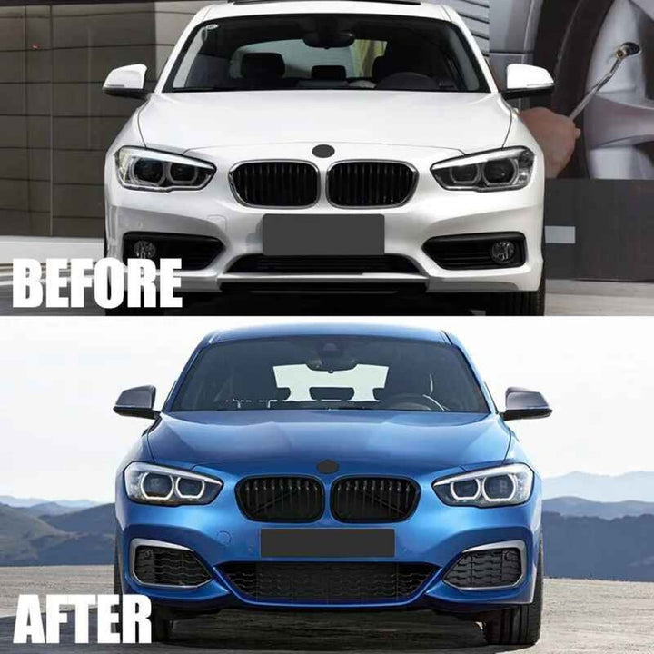 Car Craft Compatible With Bmw 1 Series F20 Lci 2015-2018 Front Bumper Upgrade Convert To M Sport Mt M Tech Bodykit Bumper - CAR CRAFT INDIA