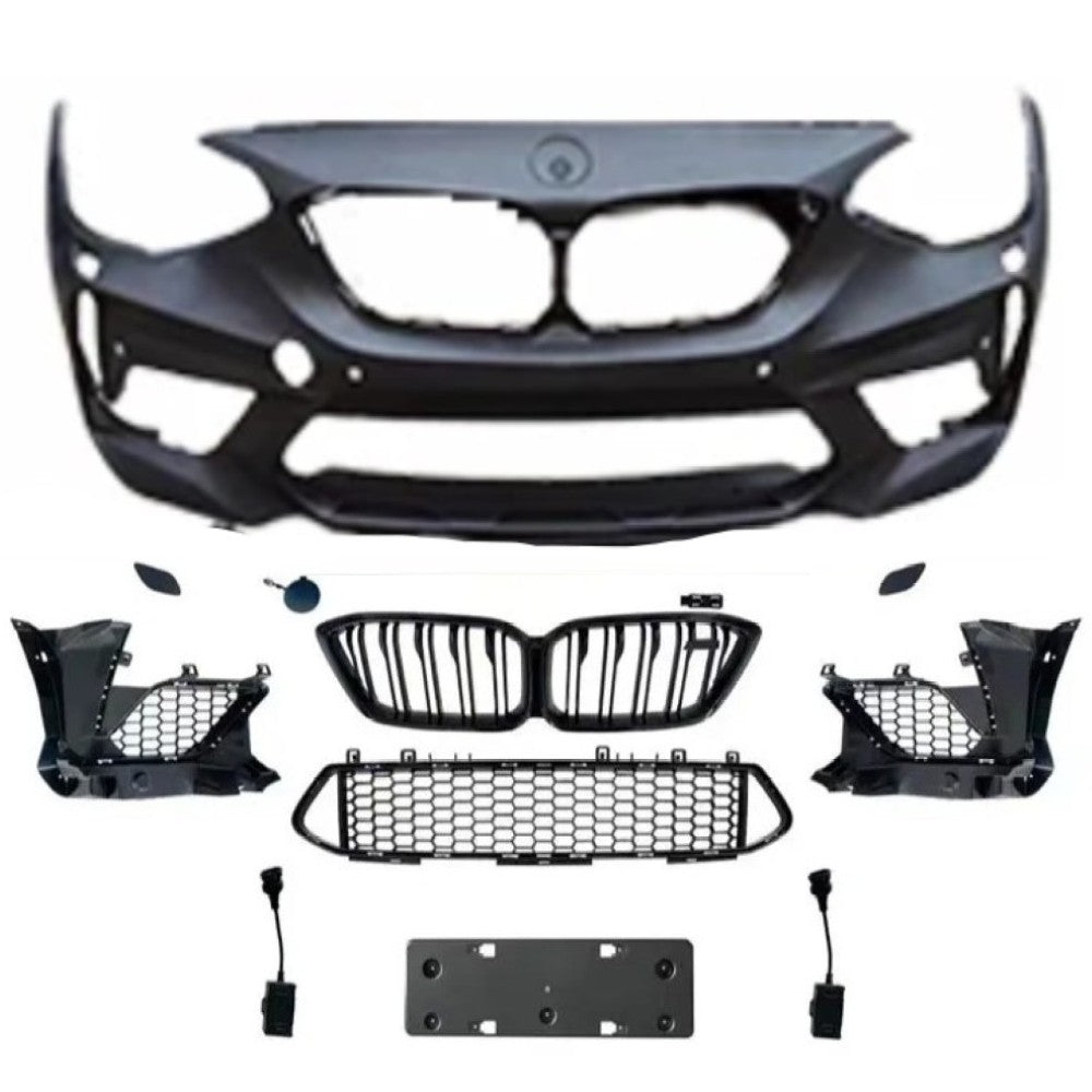 Car Craft Compatible With Bmw 1 Series F20 2012-2014 Front Bumper Upgrade Convert To F20 M2c Bumper Gril Bodykit
