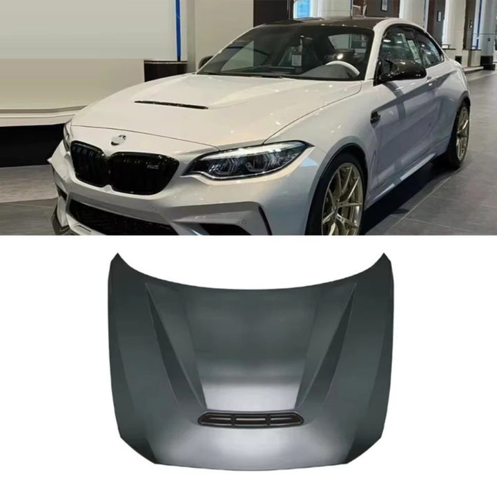Car Craft Compatible With Bmw 1 Series F20 2 Series F22 M2 F87 2014-2019 Hood Bonnet Cs Style Gc F22/23-005