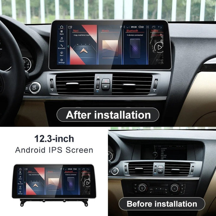 Car Craft Compatible With Bmw X3 X4 F25 F26 2011-2018 Android Multimedia Infotainment Player With Wireless Carplay And Android Auto 8+128gb Gb Nbt 12.3 Inch