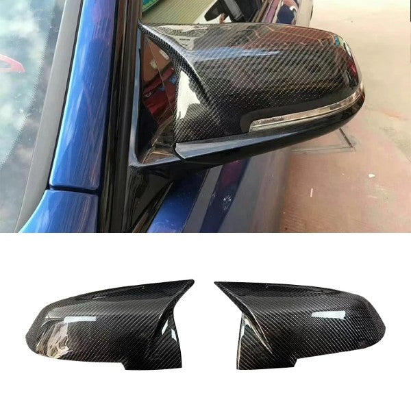 Car Craft Compatible With Bmw 3 Series F30 F34 1 2 Series F20 2012-2018 F80 M3 M4 Side Rear View Wing Mirror Cover Real Carbon Fiber - CAR CRAFT INDIA