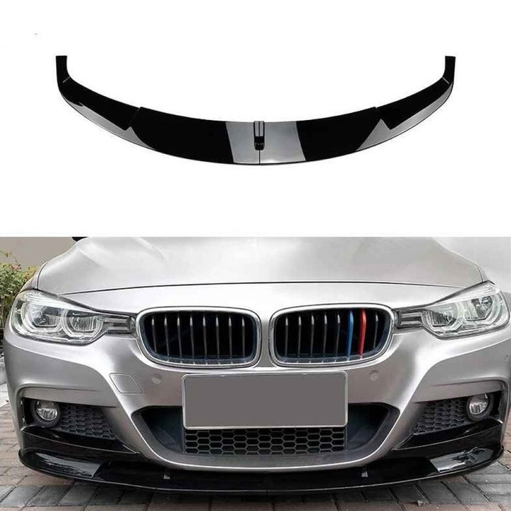 Car Craft Compatible With Bmw 3 Series F30 F31 2012-2018 M Pack M Sport M Tech M Performance Bumper Front Lip Splitter Skirt Trim Zst-403 Cf Carbon Fiber Look