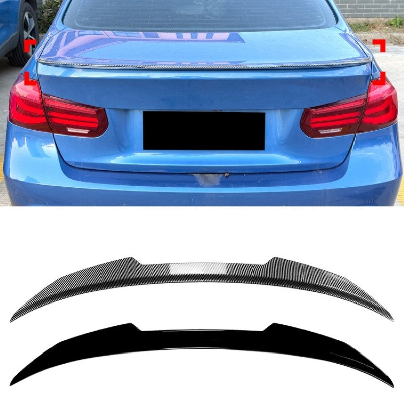 Car Craft Compatible With Bmw 3 Series F30 F80 2012-2018 M3 M4 Rear Trunk Wing Boot Roof Lip Spoiler M3 Style Zst-1467 Gb Glossy Black - CAR CRAFT INDIA
