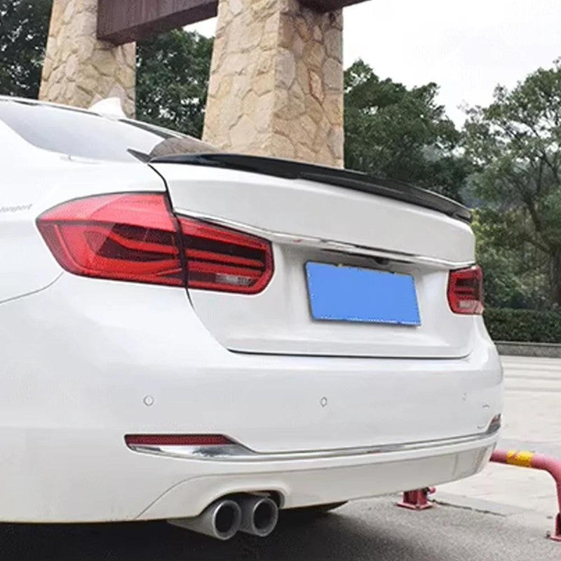 Car Craft Compatible With Bmw 3 Series F30 F80 2012-2018 M3 M4 M Sport M Performance Rear Trunk Wing Lip Boot Ducktail Spoiler M3 Style Gc F30/35-028/029 Ar-bm-017 Cf Carbon Fiber Looks