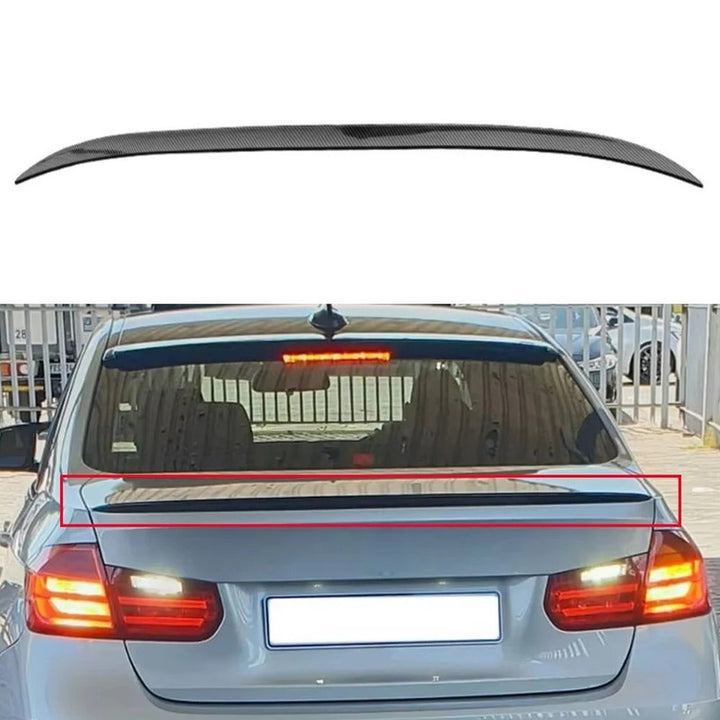 Car Craft Compatible With Bmw 3 Series F30 F80 2012-2018 M3 M4 M Sport M Performance Rear Trunk Wing Lip Boot Ducktail Spoiler Mp Style Gc F30/35-044/045 Cf Carbon Fiber Looks