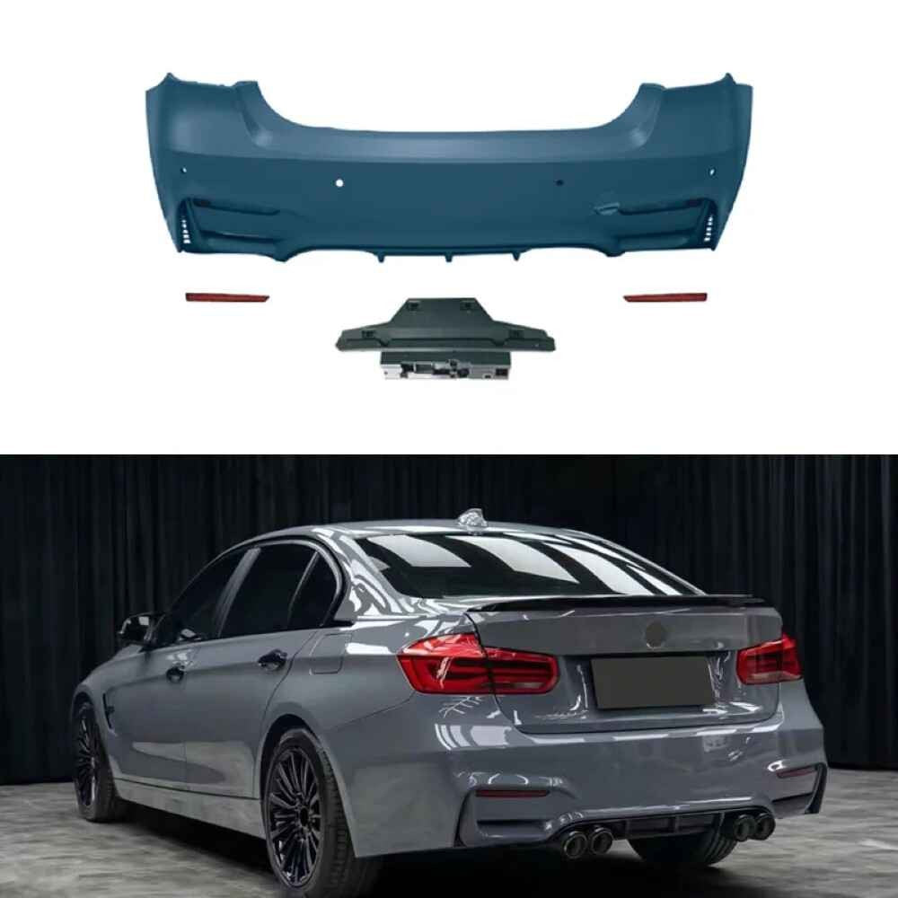 Car Craft Compatible With Bmw 3 Series F30 2012-2018 M3 F80 M Sports M Performance Bumper Bodykit Rear CC-3886 - CAR CRAFT INDIA