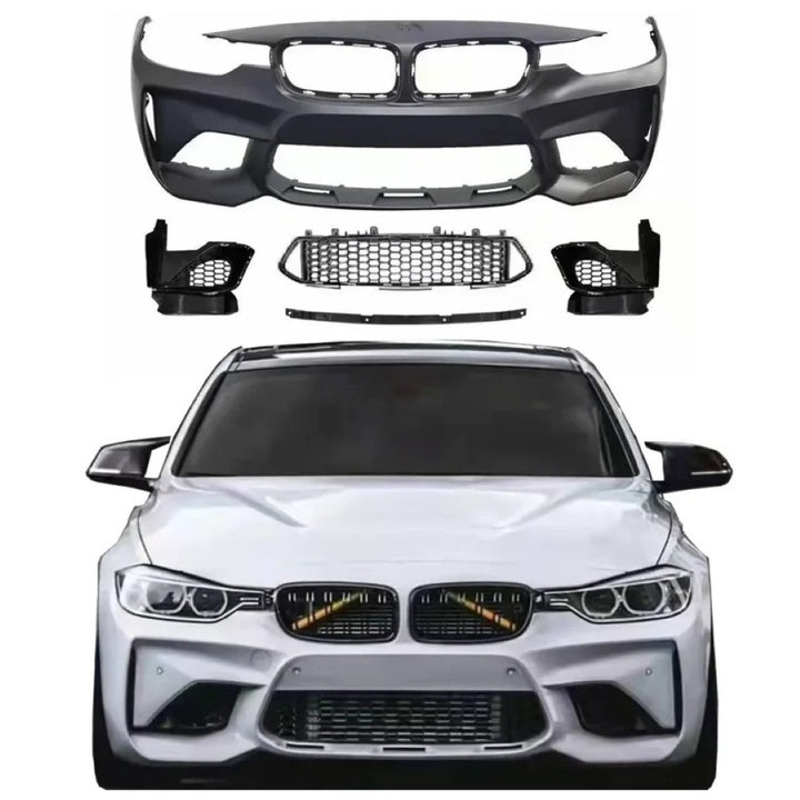 Car Craft Compatible With Bmw 3 Series F30 2012-2018 Front Bumper Bodykit M Sport M3c Style CC-7954 - CAR CRAFT INDIA