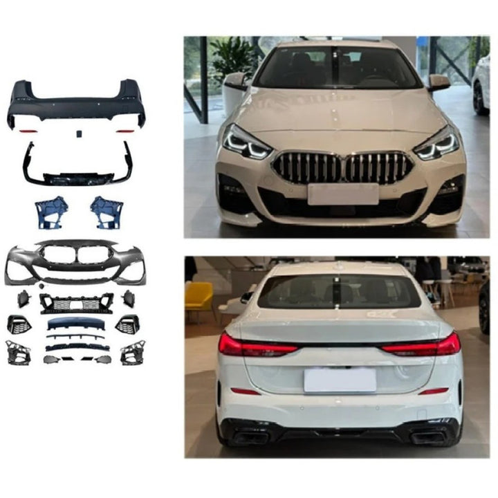 Car Craft Compatible With Bmw 2 Series F44 2020-2026 Upgrade Facelift Convertion Bodykit To M Sport M Tech Mt Front Rear Bumper Lip Diffsuer Skirt