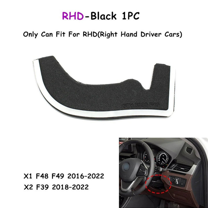 Car Craft Compatible With Bmw X1 F48 F49 2016–2022 X2 F39 2018–2022 Car Front Dashboard Steering Wheel Lower Cover Sponge Backplate Replacement 51456841150-c