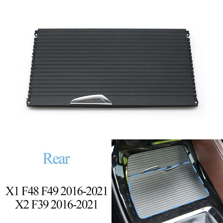 Car Craft Compatible With Bmw X1 F48 F49 2016-2021 X2 F39 2016-2021 Car Interior Center Armrest Drink Water Cup Holder Roller Curtain Blind Shutter Trim Rear 51169299529-d