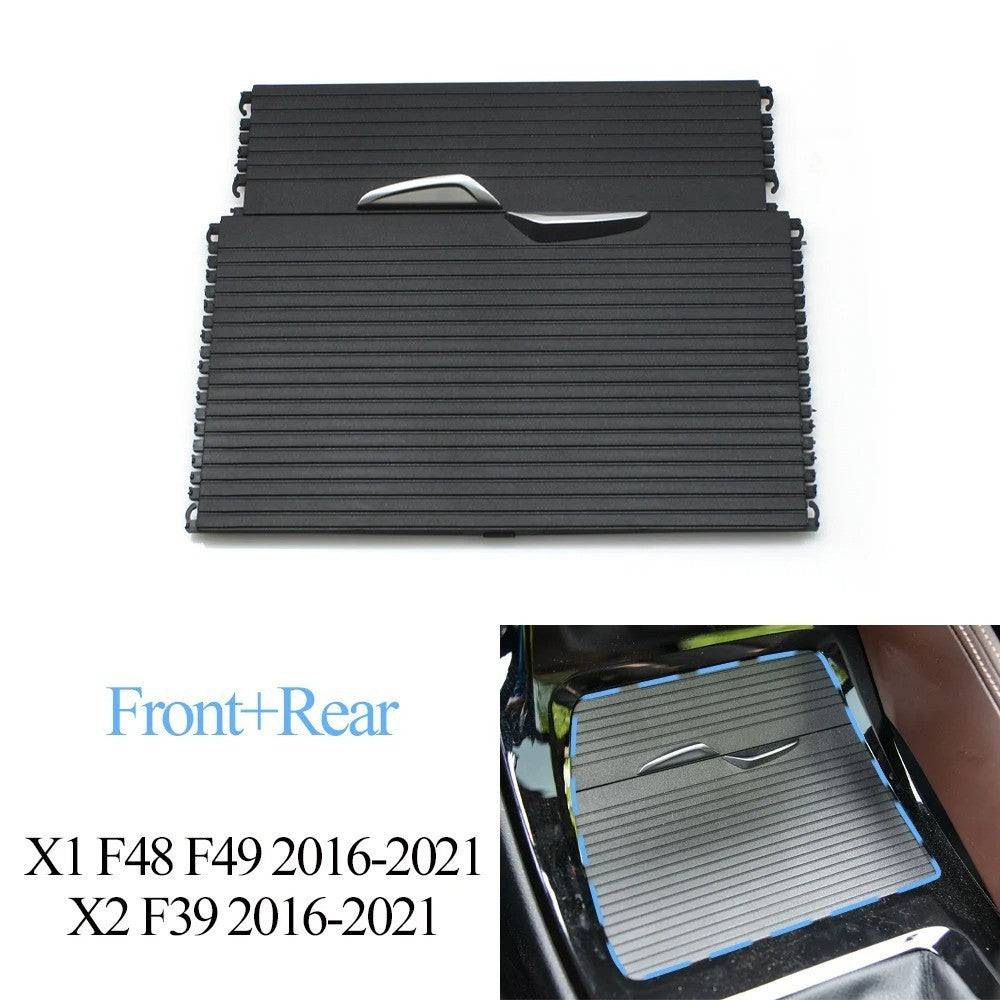 Car Craft Compatible With Bmw X1 F48 F49 2016-2021 X2 F39 2016-2021 Car Interior Center Armrest Drink Water Cup Holder Roller Curtain Blind Shutter Trim Set 51169299529-c 51169299529-d