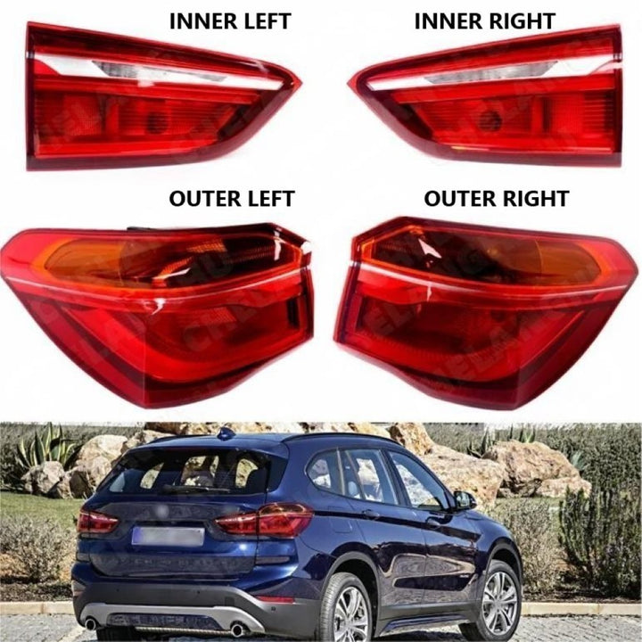 Car Craft Compatible With Bmw X1 F48 2016-2019 Car Led Tail Taillight Rear Lamp Light Oem Style 63217350712 Outer Right CC-7946 - CAR CRAFT INDIA