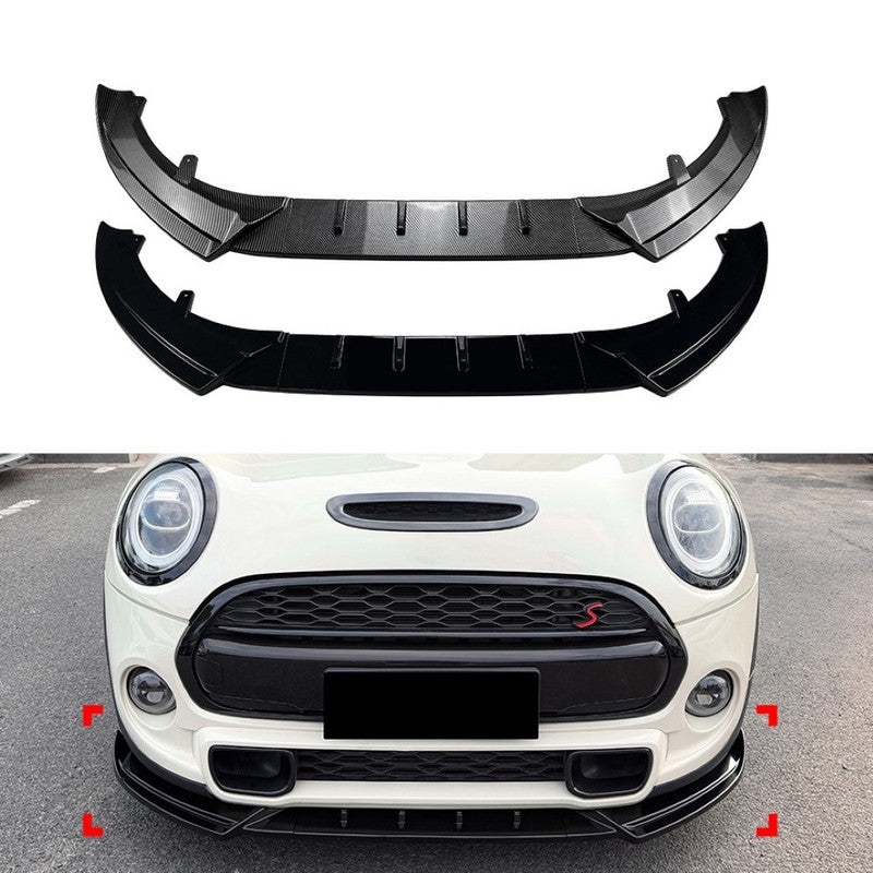 Car Craft Compatible With Mini Cooper F55 F56 F57 2014-2022 Front Bumper Lip Jcw Splitter Skirt Zst-1367 Gb Gloss Black Zst-1367 Gb Gloss Black