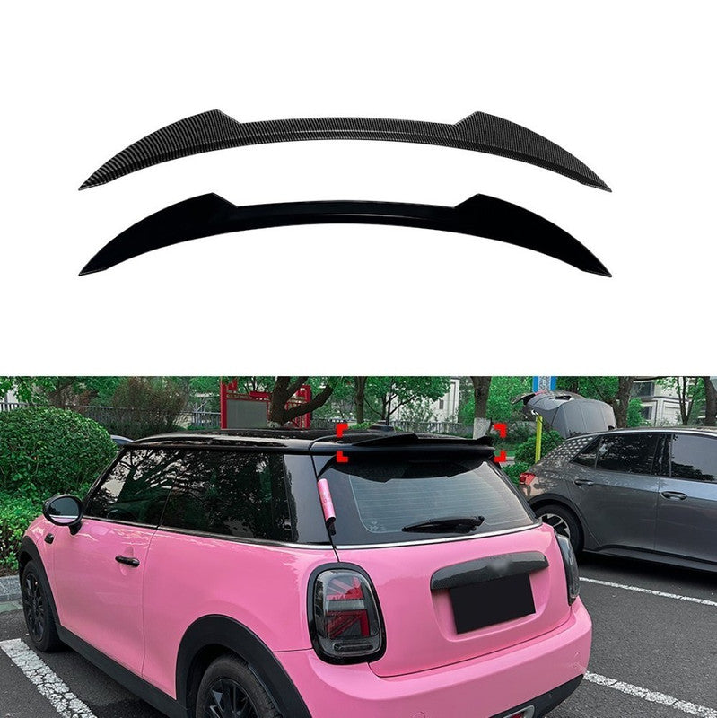 Car Craft Compatible With Mini Cooper F55 F56 2014-2022 Rear Trunk Wing Boot Lip Roof Spoiler Zst-1346 Cf Carbon Fiber Look