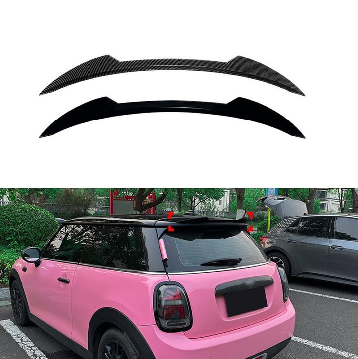 Car Craft Compatible With Mini Cooper F55 F56 2014-2022 Rear Trunk Wing Boot Lip Roof Spoiler Zst-1346 Cf Carbon Fiber Look