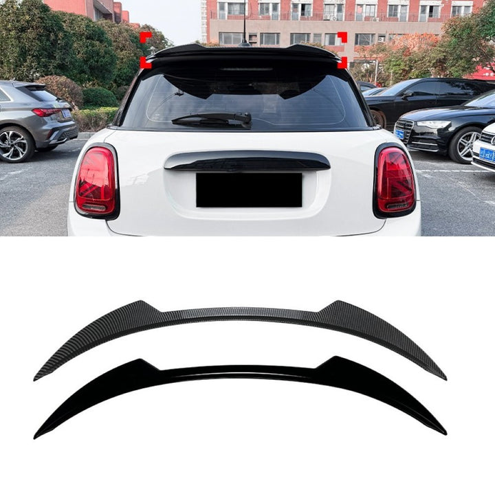 Car Craft Compatible With Mini Cooper F55 F56 2014-2022 Rear Trunk Wing Boot Lip Roof Spoiler Zst-1347 Carbon Fiber Look