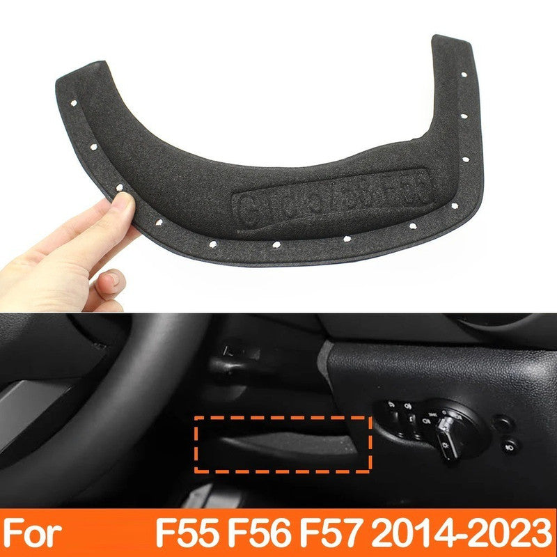 Car Craft Compatible With Bmw Mini Cooper F55 2014-2023 F56 2014-2023 F57 2015-2023 Car Front Dashboard Steering Wheel Under Lower Cover Sponge Backplate 51459384650-d - CAR CRAFT INDIA