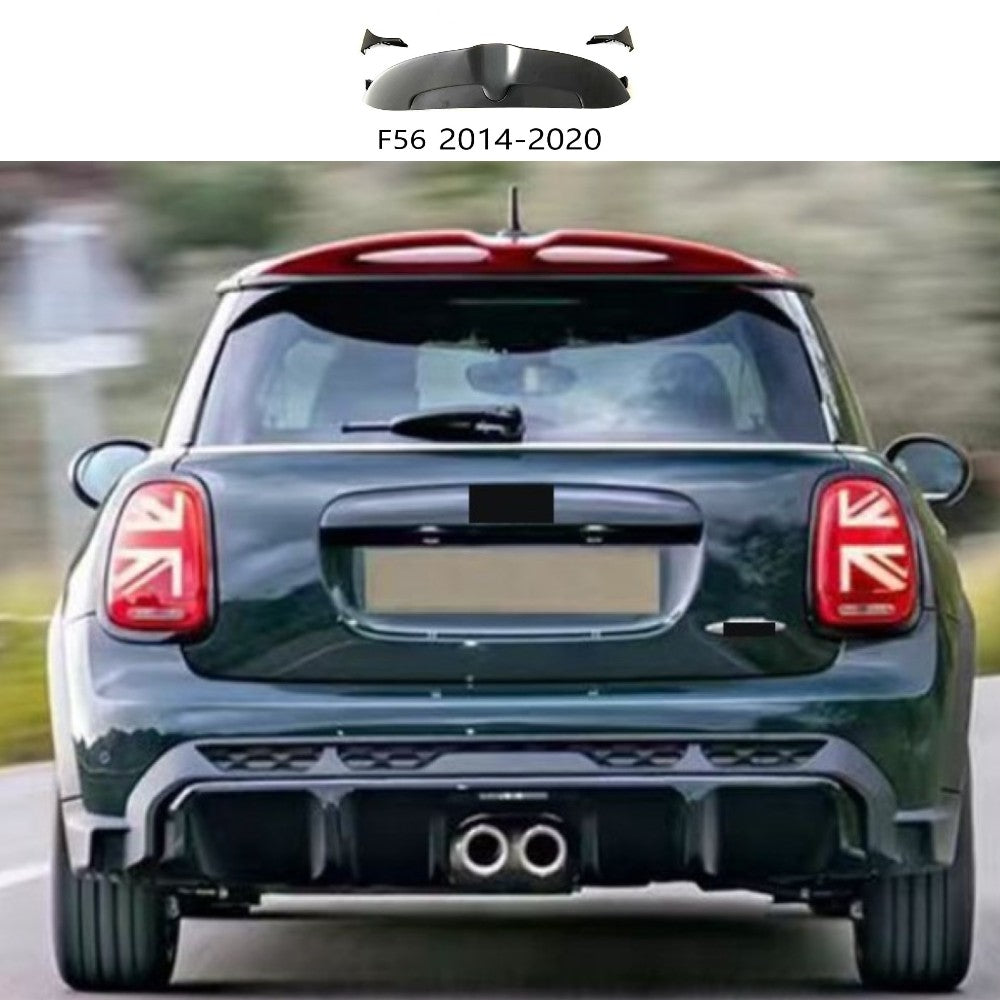 Car Craft Compatible With Mini Cooper F56 F57 2014-2020 Jcw Style Rear Roof Wing Trunk Spoiler 2 Door Car KT-MINI-013 CC-5390 - CAR CRAFT INDIA
