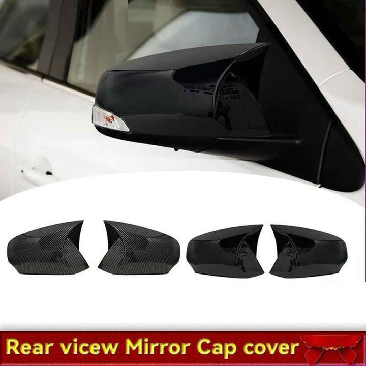 Car Craft Compatible With Renault Fluance 2010-2016 Rear View Case Wing Cap Shell Housing Mirror Covers 3m Tape Pasting Style Carbon Fiber Look