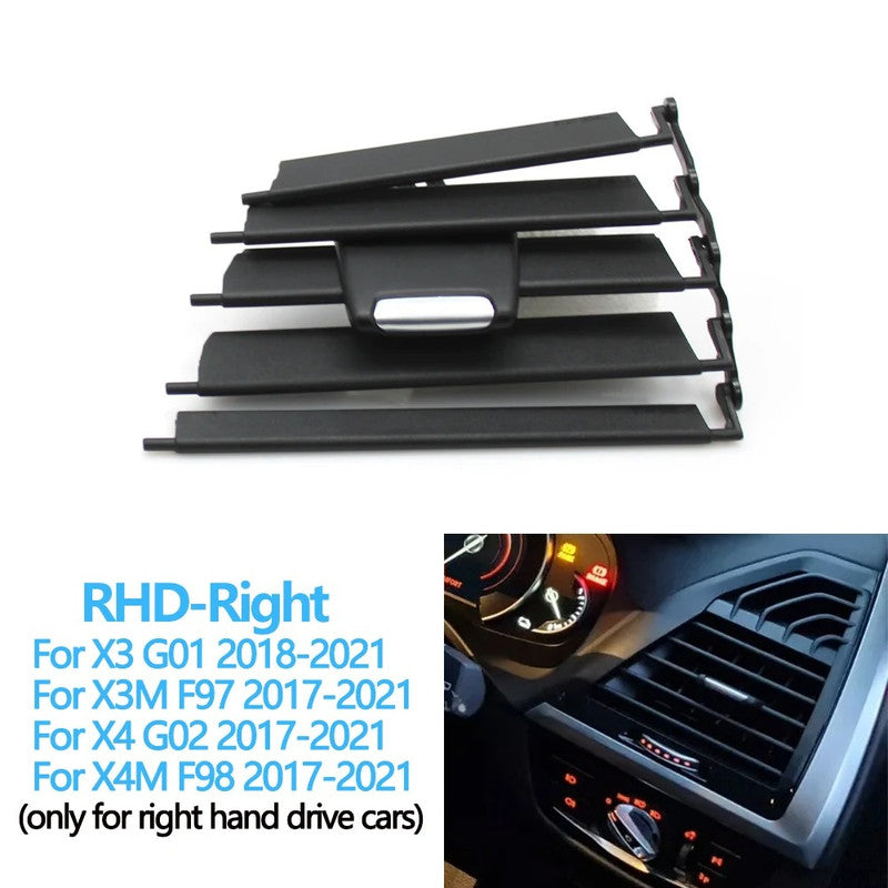 Car Craft Compatible With Bmw X3 X4 Ix3 G01 G02 G08 2017-2021 Car Ac Air Vent Grille Slider Panel Cover 64229363445-r Right