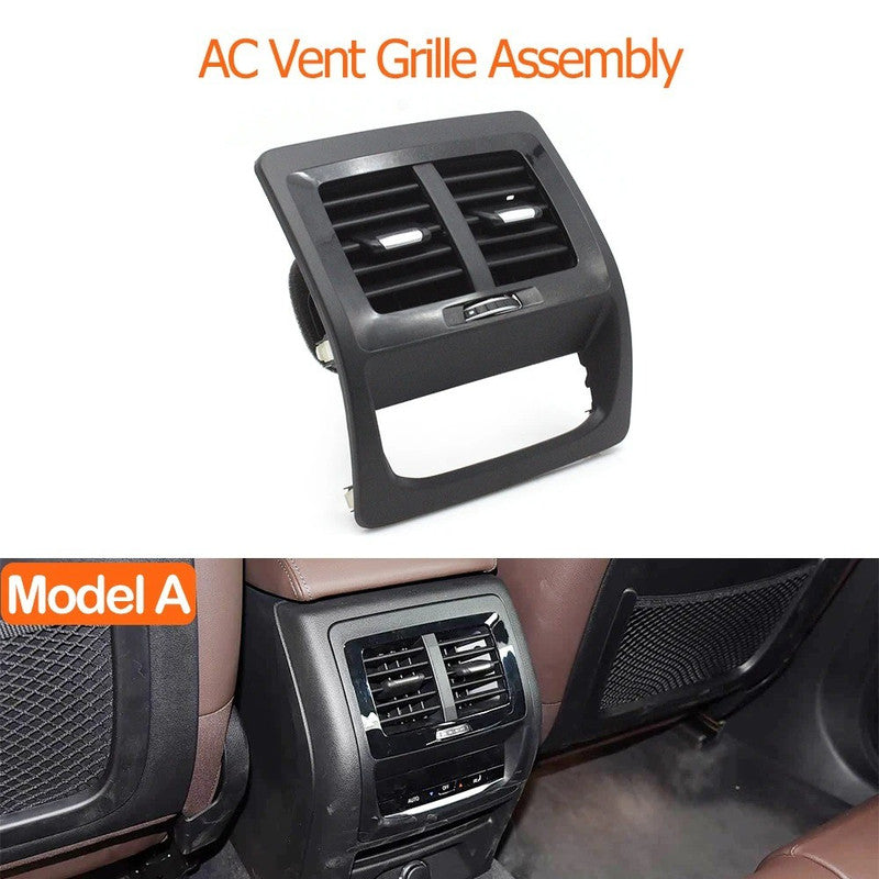 Car Craft Compatible With Bmw Ix3 G08 2019-2024 X3 G01 2018-2021 X3m F97 2017-2021 X4 G02 2017-2021 X4m F98 2017-2021 Rear Ac Vent Grille Panel Air Conditioning 64229363822-c Black Model A Assembly