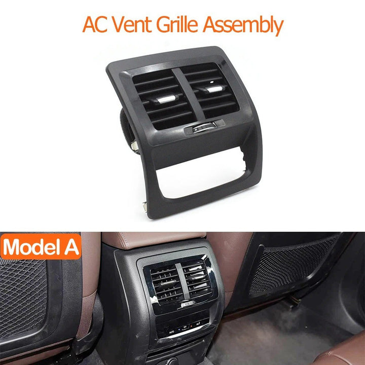 Car Craft Compatible With Bmw Ix3 G08 2019-2024 X3 G01 2018-2021 X3m F97 2017-2021 X4 G02 2017-2021 X4m F98 2017-2021 Rear Ac Vent Grille Panel Air Conditioning 64229363822-c Black Model A Assembly