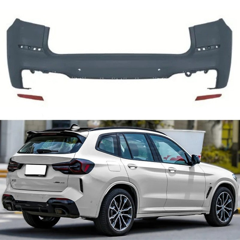 Car Craft Compatible With Bmw X3 G01 G08 2018-2021 Upgrade Convert To M Sport M Performance X3m Bodykit Body Kit Rear Bumper Gc G01 08 005