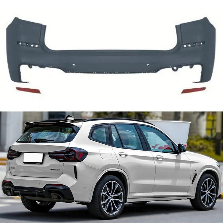 Car Craft Compatible With Bmw X3 G01 G08 2018-2021 Upgrade Convert To M Sport M Performance X3m Bodykit Body Kit Rear Bumper Gc G01 08 005