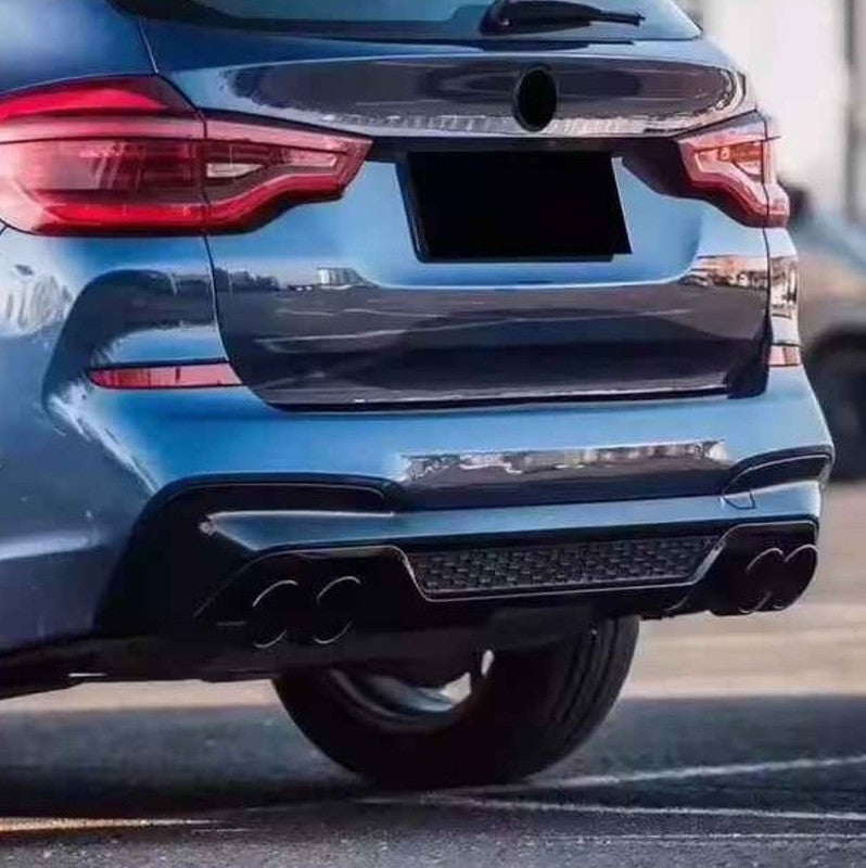 Car Craft Compatible With Bmw X3 G01 2018-2023 Rear X3m M Sport Bumper After Rear Lip Diffuser Style 00-00 Gc