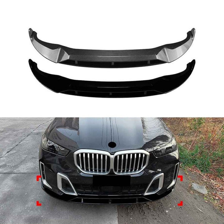 Car Craft Compatible With Bmw X5 F95 X6 F96 G05 G06 Lci M Sport 2024+ Bumper Front Lip Splitter Skirt Trim 1 Piece Zst-1500 Cf Carbon Fiber Look