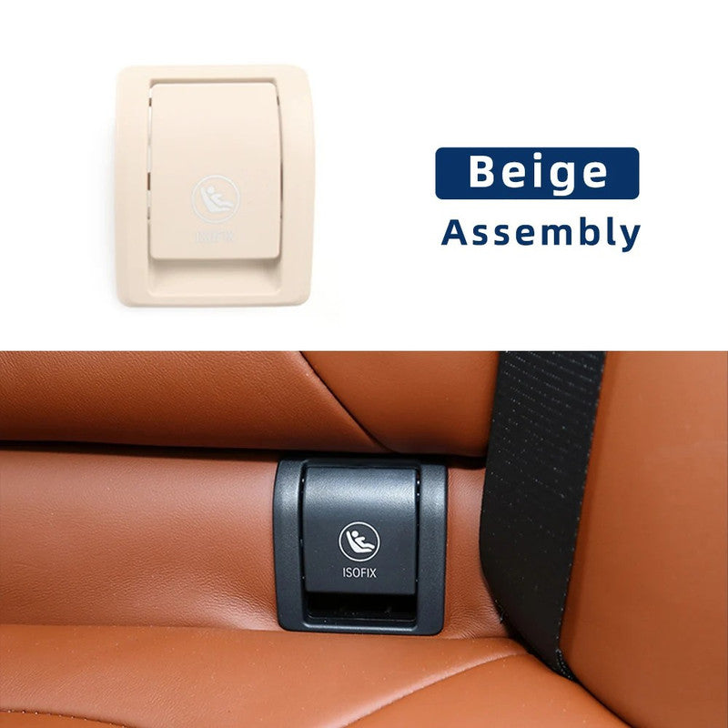 Car Craft Compatible With Bmw X6 G06 2019-2025 Rear Child Seat Anchor Safety Isofix Restraint Backseat Buckle Covers 52207939539 Beige Assembly CC-9027