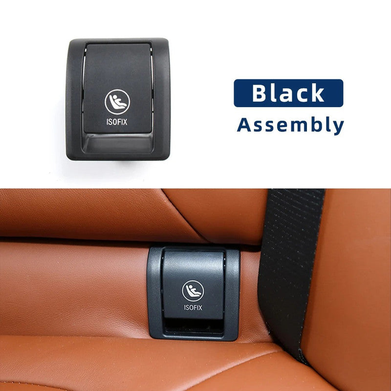 Car Craft Compatible With Bmw X5 G05 X7 G07 2019-2025 Rear Child Seat Anchor Safety Isofix Restraint Backseat Buckle Covers 52208491146 Black Assembly CC-9032