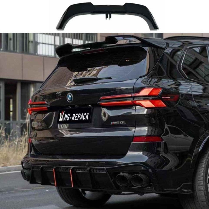 Car Craft Compatible With Bmw X5 G05 2023+ M Sport X5m Trunk Wing Boot Lip Roof Spoiler Trim Skirts V Ten Vten Style - CAR CRAFT INDIA