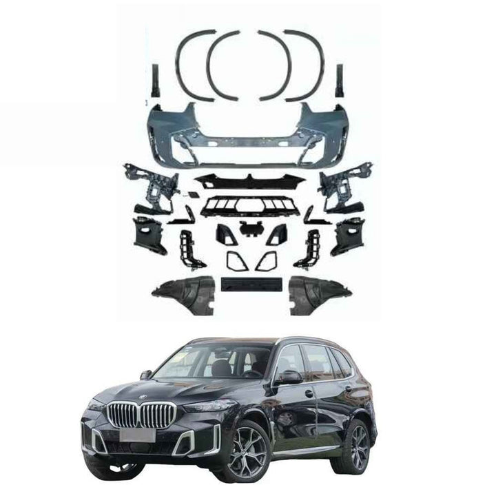 Car Craft Compatible With Bmw X5 G05 Lci 2023+ Front Bumper Upgrade Convert To M Sport Mp M Performance Mt M Tech Bodykit Wheel Arch G05/g18-006 Gc