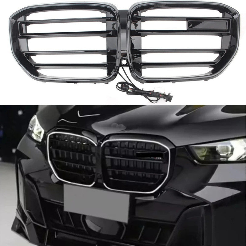 Car Craft Compatible With Bmw X5 G05 Lci 2023-2025 M Sport Front Bumper Show Illuminated Led Glow Grill CC-9673