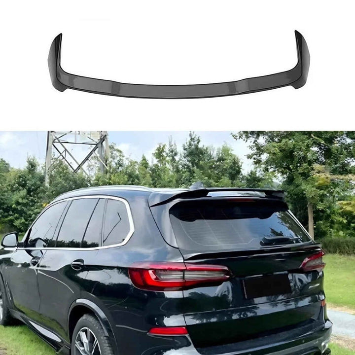 Car Craft Compatible With Bmw X5 G05 2019-2025 Rear Trunk Wing Boot Lip Roof Spoiler Df Style Carbon Fiber Look