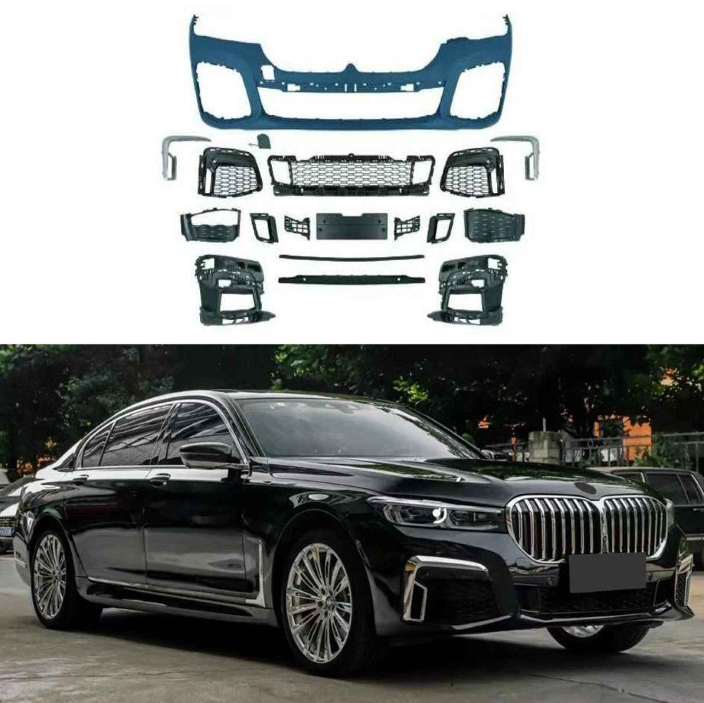 Car Craft Compatible With Bmw 7 Series G11 G12 2019-2022 Front Bumper Upgrade Convert To M Sport M740 Bodykit G11/12-005 Gc