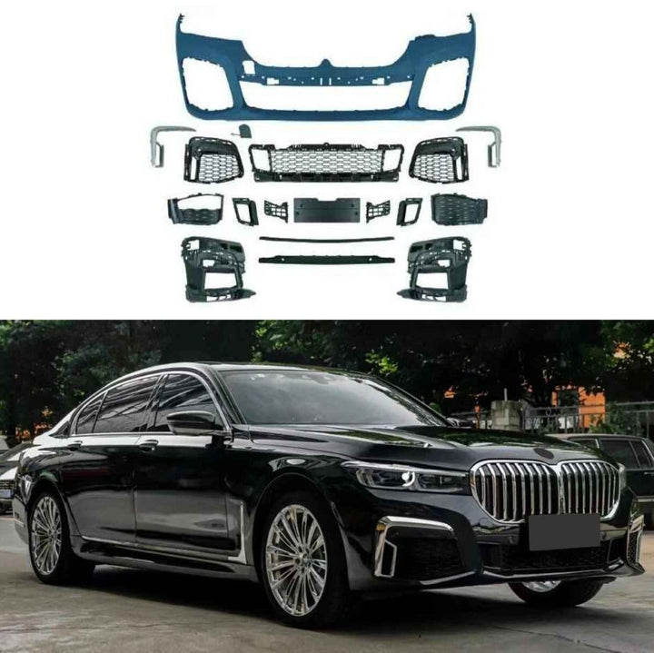 Car Craft Compatible With Bmw 7 Series G11 G12 2019-2022 Front Bumper Upgrade Convert To M Sport M740 Bodykit G11/12-005 Gc