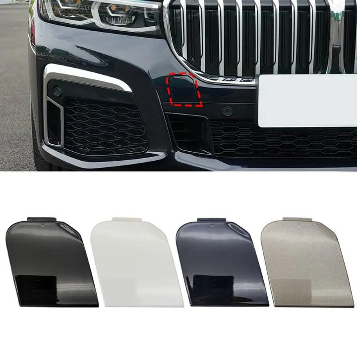 Car Craft Compatible With Bmw 7 Series G11 G12 Lci 2019-2021 M Sport Front Bumper Trailer Tow Towing Hook Hole Cover 51118745836 Unpainted - CAR CRAFT INDIA