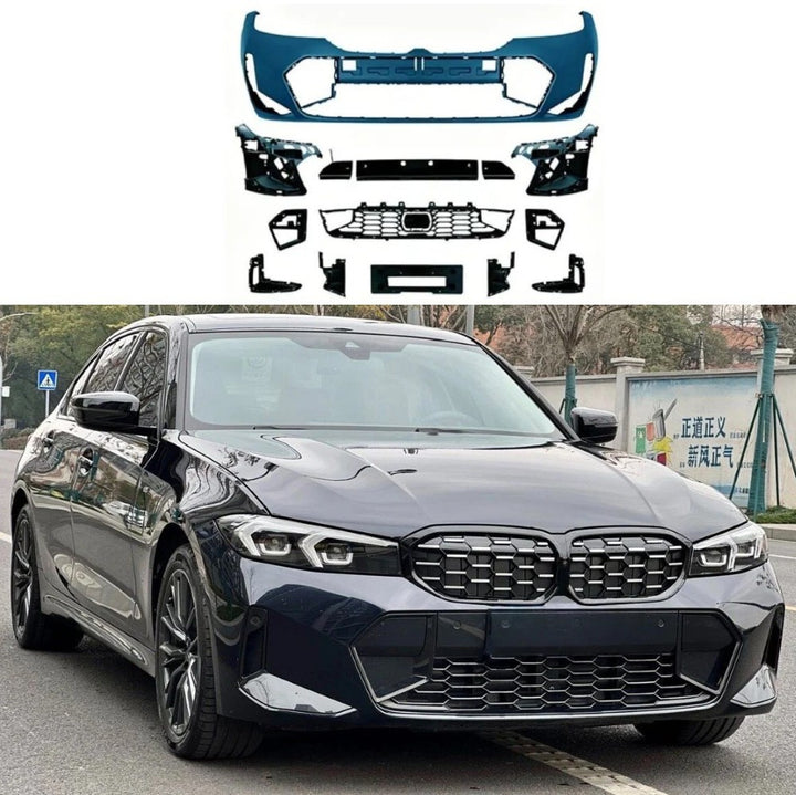 Car Craft Compatible With Bmw 3 Series G20 LCI 2023+ Upgrade Facelift Convert To M Performance M Sport M Tech M-tech Bodykit Bumper Body Kit Front Bumper Assembly Gc G20/28-036