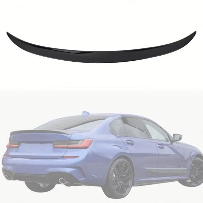Car Craft Compatible With Bmw 3 Series G20 G28 2019-2025 Rear Trunk Wing Lip Boot Ducktail Spoiler Mp Style Gc G20/28-016/017 Cf Carbon Fiber Looks